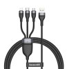 eng pl 3in1 USB cable Baseus Flash Series USB C micro USB Lightning 40W 5A 1 2m black 21170 3