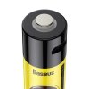 eng pl Baseus 2x 1920mAh batteries with built in micro USB charging port black and yellow PCWH000211 23982 3