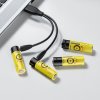 eng pl Baseus 2x 1920mAh batteries with built in micro USB charging port black and yellow PCWH000211 23982 10