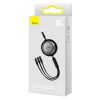 eng pl Baseus Bright Mirror 2 retractable cable 3in1 USB Type C micro USB Lightning USB Type C 3 5A 1 1m black CAMJ010201 96882 9