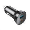 eng pl Choetech fast car charger USB Type C PD USB QC3 0 3A 36W black TC0005 74109 1