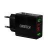 eng pl Choetech dual port wall charger with digital display 11W 2 x USB A EU plug black C0028 79973 9