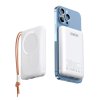 eng pl Duzzona magnetic powerbank 10000 mAh with wireless charging function MagSafe Qi USB A USB C 22 5W white W5 106867 1 (1)