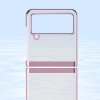 eng pl Plating Case for Samsung Galaxy Z Flip 4 cover with metallic frame blue 108078 4