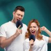 eng pl Joyroom wireless karaoke microphone with Bluetooth 5 0 speaker 2500mAh red JR K3 red 78830 7