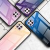 pol pl Gradient Glass etui pokrowiec nakladka ze szkla hartowanego Huawei P40 Lite Nova 7i Nova 6 SE zielono fioletowy 60544 14