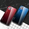 pol pl Gradient Glass etui pokrowiec nakladka ze szkla hartowanego Huawei P40 Lite Nova 7i Nova 6 SE zielono fioletowy 60544 13