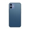 eng pm Baseus Frosted Glass Case Hard case with a flexible frame iPhone 12 mini Navy blue WIAPIPH54N WS03 64099 1
