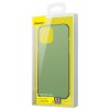 eng pm Baseus Frosted Glass Case Hard case with a flexible frame iPhone 12 Pro iPhone 12 Dark green WIAPIPH61P WS06 64102 3