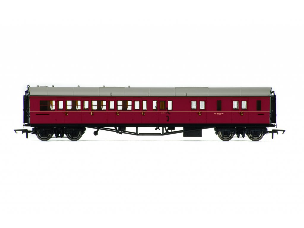 BR Collett Coach Corridor Brake Third Class RH, Maroon BR Collett Coach Corridor Brake Third Class RH, Maroon