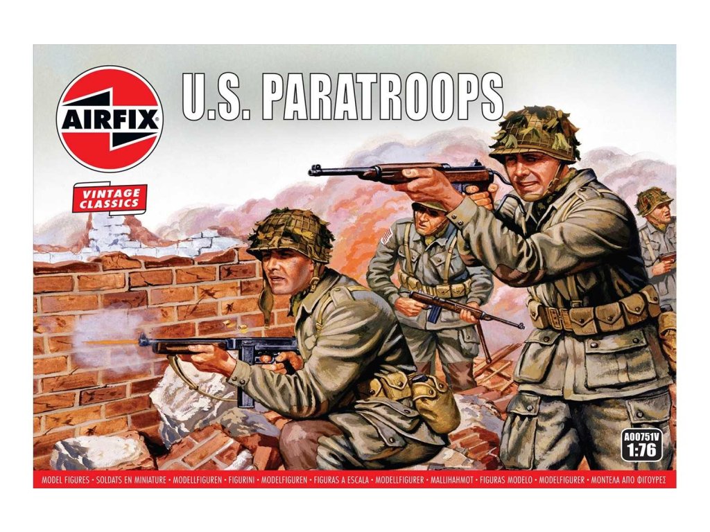 Classic Kit VINTAGE figurky A00751V - US Paratroops (1:76)