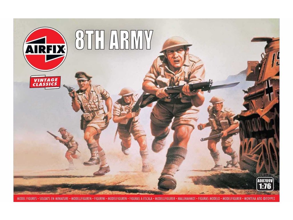 Classic Kit VINTAGE figurky A00709V - 8th Army (1:76)