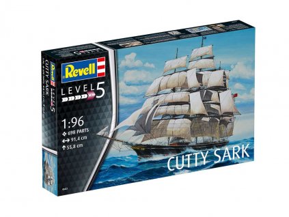 Revell Cutty Sark 1:96, HiSModel 01