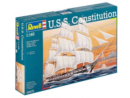 Revell USS Constitution 1:146, HiSModel 01