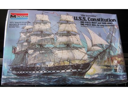 Monogram USS Constitution 1:120, HiSModel 01