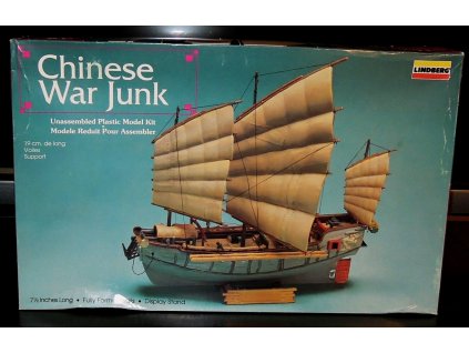 Lindberg Chinese War Junk 1:120, HiSModel 01