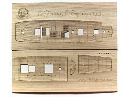 Heller Superbe, Glorieux, wooden deck, paluba dubova 01