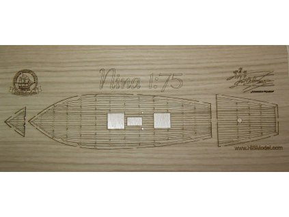 Heller Nina 1:75, HiSModel, deck oak 01