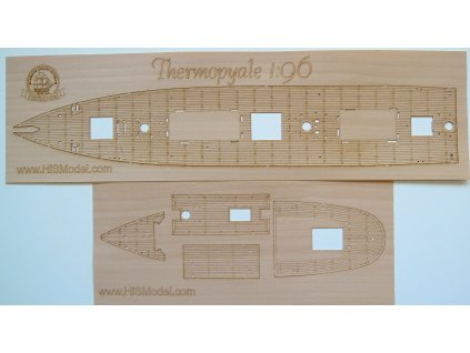 Revell Thermopylae 1:96, Hismodel, wooden deck beech 0