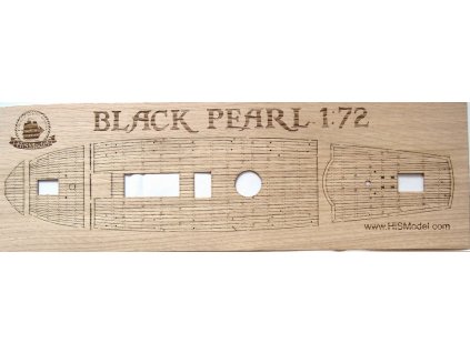 Revell Black Pearl 1:72, HiSModel wooden deck oak 01