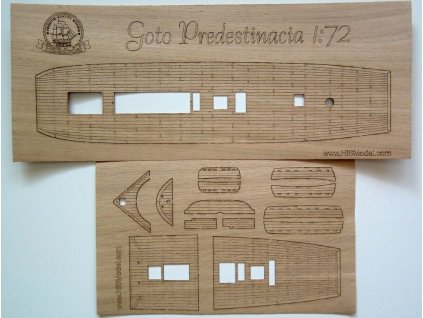 HiSModel -Goto Predstinacia wooden deck, paluba dubova 01