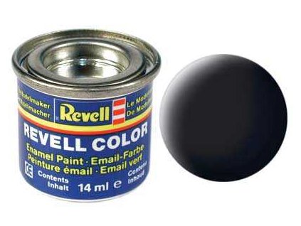 Barva Revell emailová - 32108: matná černá (black mat)