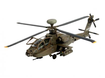 Plastic ModelKit vrtulník 04046 - AH-64D Longbow Apache (1:144)