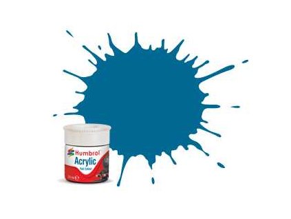 Humbrol barva akryl železniční AB2404 - No RC404 Garter Blue - Matt - 14ml