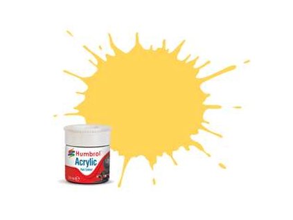 Humbrol barva akryl železniční AB2407 - No RC407 BR Yellow - Matt - 14ml