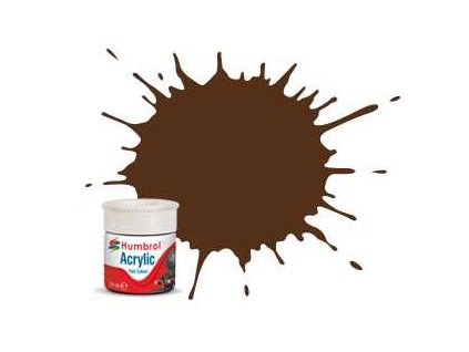 Humbrol barva akryl železniční AB2415 - No RC415 Pullman Umber Brown - Matt - 14ml