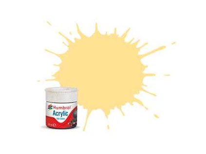 Humbrol barva akryl železniční AB2419 - No RC419 EWS Yellow - Matt - 14ml