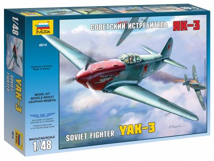 Model Kit letadlo 4814 - YAK-3 Soviet WWII Fighter (1:48)