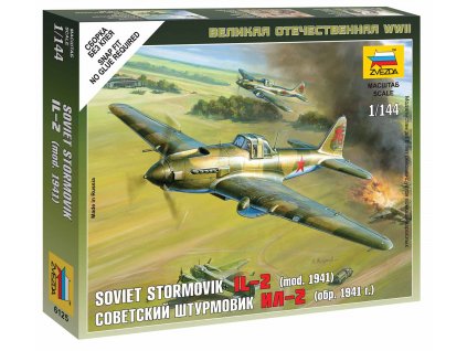Wargames (WWII) letadlo 6125 - Ilyushin IL-2 Stormovik (1:144)