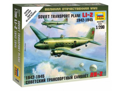 Wargames (WWII) letadlo 6140 - LI-2 Soviet Transport Plane (1:200)