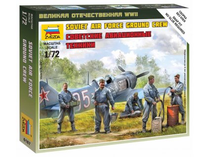 Wargames (WWII) figurky 6187 - Soviet airforce ground crew (1:72)