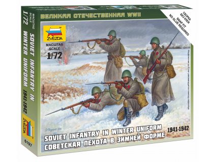 Wargames (WWII) figurky 6197 - Soviet Infantry (Winter Uniform) (1:72)