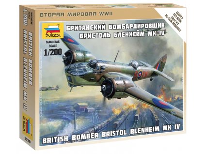 Wargames (WWII) letadlo 6230 - British Bomber Bristol Blenheim IV (1:200)