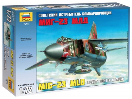 Model Kit letadlo 7218 - MIG-23 MLD Soviet Fighter (re-release) (1:72)