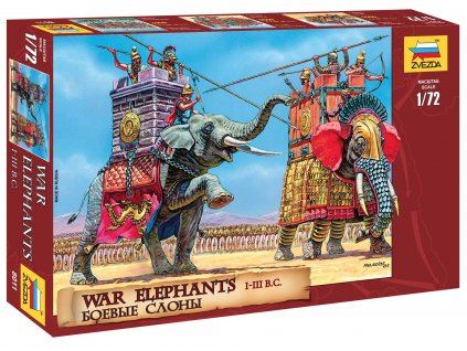 Wargames (AoB) figurky 8011 - War Elephants III-II B. C. (1:72)