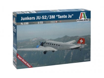 Model Kit letadlo 0150 - JUNKERS JU-52 3/m "TANTE JU" (1:72)
