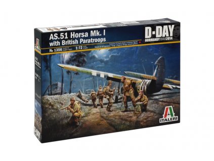 Model Kit letadlo 1356 - AS.51 HORSA Mk.I/II & British Paratr. (1:72)