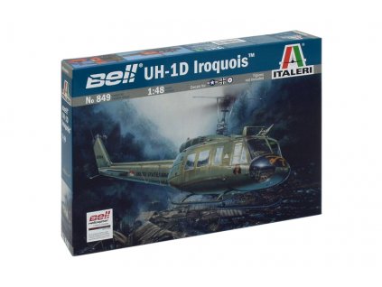 Model Kit vrtulník 0849 - UH-1D "SLICK" (1:48)