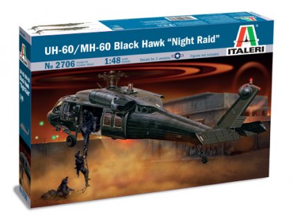 Model Kit vrtulník 2706 - UH-60/MH-60 "NIGHT RAID" (1:48)