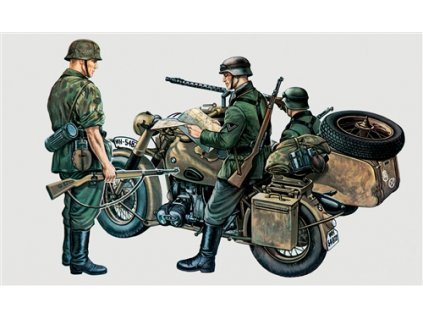 Model Kit military 0315 - BMW R75 with Sidecar (1:35)