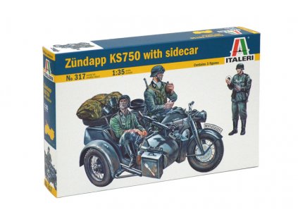 Model Kit military 0317 - ZÜNDAPP KS750 (1:35)