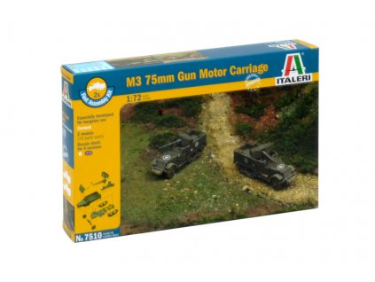 Fast Assembly military 7510 - M3 75mm HALF TRACK (1:72)