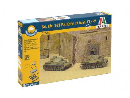 Fast Assembly tanky 7514 - Sd.Kfz.161 Pz.Kpfw.IV Ausf. F1/F2 (1:72)