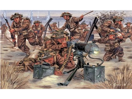 Model Kit figurky 6056 - WWII - BRITISH INFANTRY (1:72)