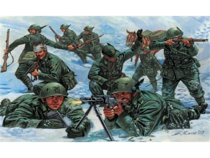 Model Kit figurky 6059 - WWII - ITALIAN "ALPINI" (1:72)