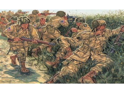 Model Kit figurky 6063 - WWII - US PARATROOPERS (1:72)